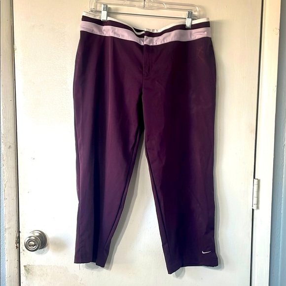 Nike Women's Purple Athletic Pants - Picture 1 of 8